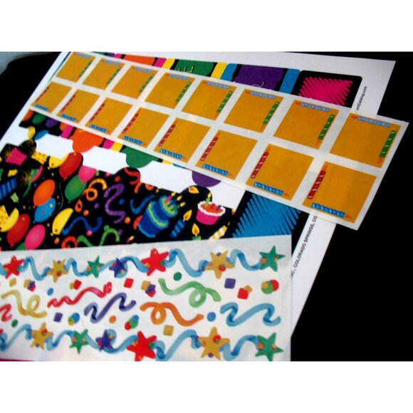 Creative Memories and more CELEBRATE Stickers (Party, Birthday,) Gr Lengths - Picture 15 of 15